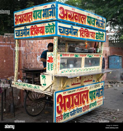 chaat stand  res stock photography  images alamy