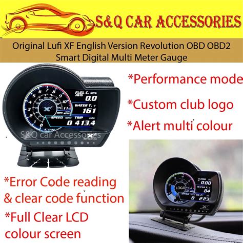 Original Lufi XF English Version Revolution OBD OBD2 Smart Digital