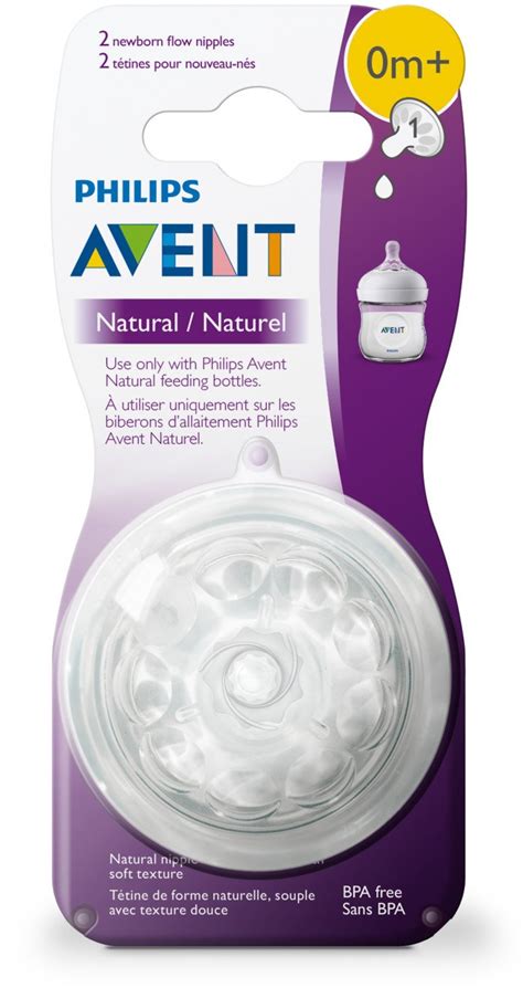 Philips Avent Natural Response Nipple 1st Flow 1 2pk Scy961 02