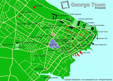 Georgetown Tourist Map