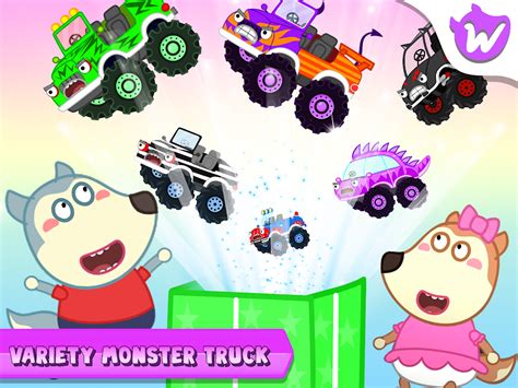 Wolfoo Monster Truck Police for Android - Download