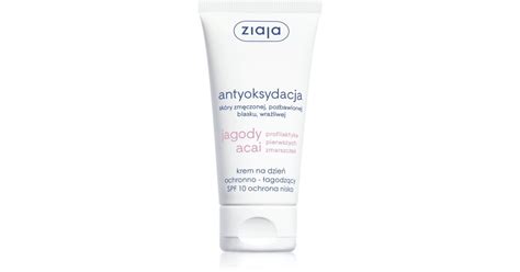 Ziaja Jagody Acai krem na dzień ochronno łagodzący SPF 10