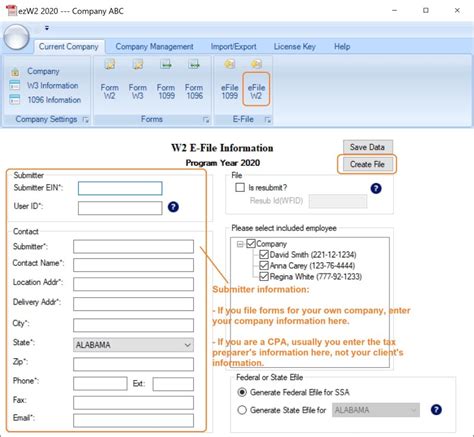 W2 Electronic Filing How To E File W2 W3 Forms To SSA