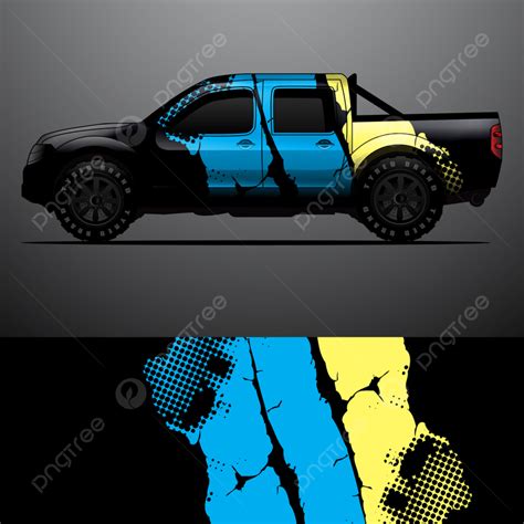 Vetor De Envoltório Gráfico Decalque De Caminhão PNG Enrolar Marca
