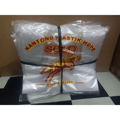 Jual Plastik Bening Hdpe Kresek Bening Ukuran Dan Tebal Berat