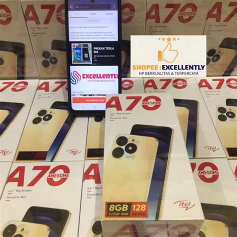 Jual ITEL A70 4 128GB GARANSI RESMI BARU NO REPACK Shopee Indonesia