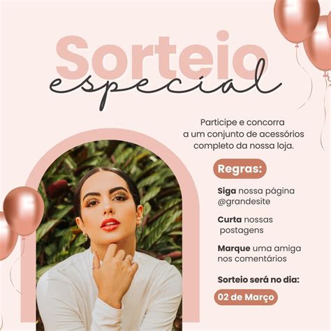 Modelos grátis e personalizáveis de sorteio Canva