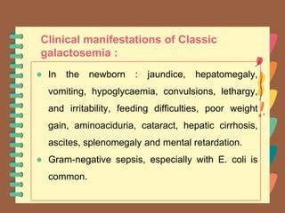 Galactosemia Ppt