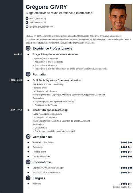 Exemple De Cv D Tudiante Pour Un Job Sans Exp Rience Pro 10192 Hot