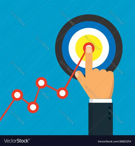 Goal achievement Royalty Free Vector Image - VectorStock