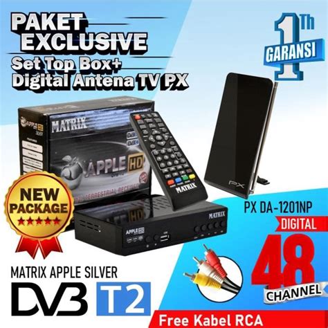 Jual Set Top Box Dvb T Matrix Garuda Apple Premium Antena Digital Tv