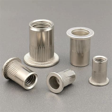 Knurled Body Unc Rivet Nut Stainless Steel Rivnut Threaded