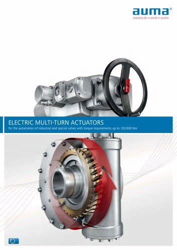 ELECTRIC MULTI TURN ACTUATORS AUMA PDF Catalogs Technical