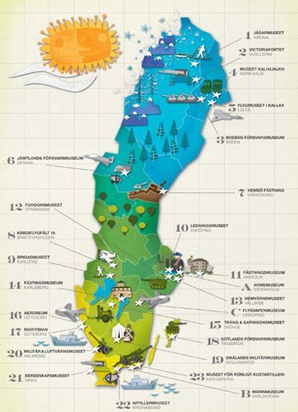 √ National Parks Sweden Map