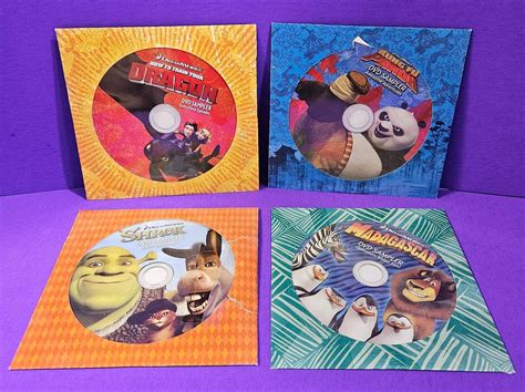 NEW Lot of 4 DreamWorks DVD Samplers Shrek | Grelly USA