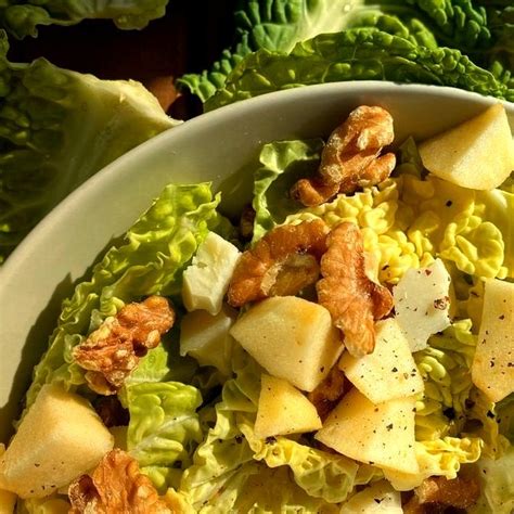 Savoy Cabbage Salad – Green Salad – Una Di Meno