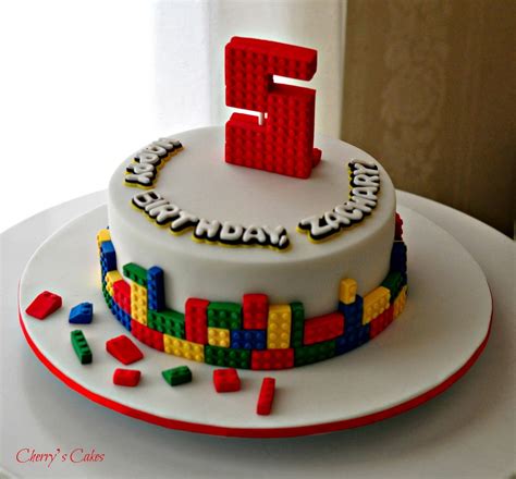 Building Blocks Lego Birthday Cake Boy Birthday Cake Lego Themed Cake