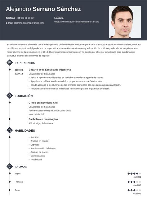 Currículum Para Estudiantes Guía Ejemplos Y Consejos