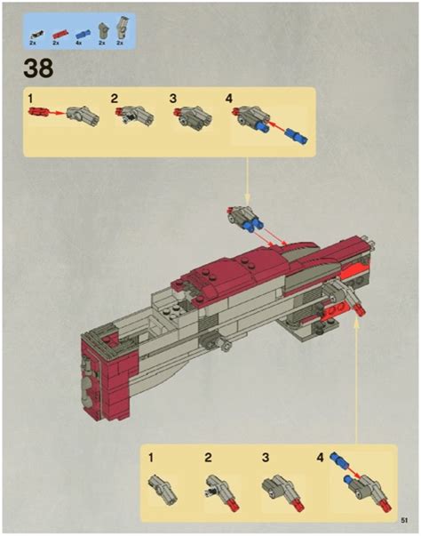 LEGO 7964 Republic Frigate Instructions Star Wars The Clone Wars