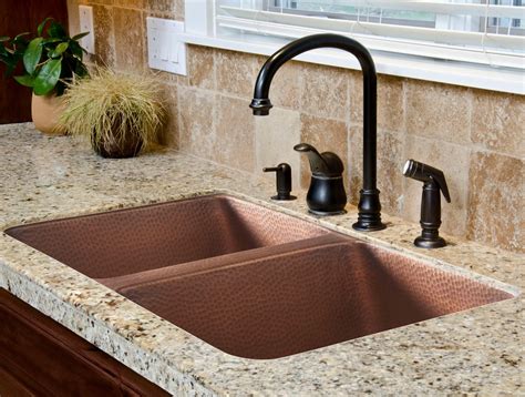 Hammered Copper Undermount Kitchen Sink Things In The Kitchen