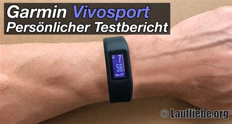 Garmin Vivosport Im Test Mein Erfahrungsbericht