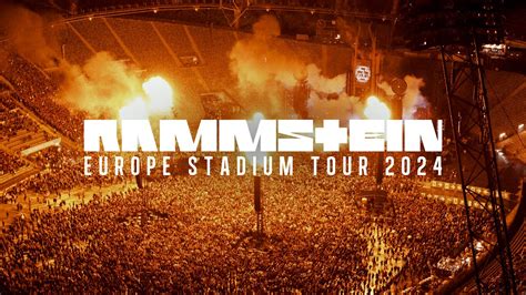 Rammstein Europe Stadium Tour Tickets On Sale Now Youtube