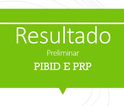 Ifrn Campus Santa Cruz Divulga O Resultado Preliminar Do Pibid E Prp