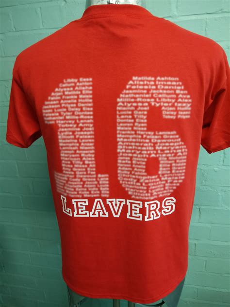 Red Leavers T Shirts 2016 Leavers Hoodies T Shirt Printed Tees