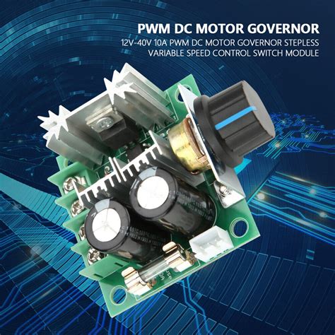 V V A Pwm Dc Motor Governor Stepless Variable Speed Control