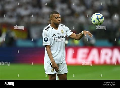 Kylian Mbappe Real Madrid During The Uefa European European Supercup