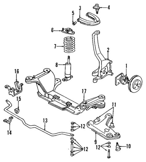 Front Suspension Parts For 1999 Pontiac Firebird