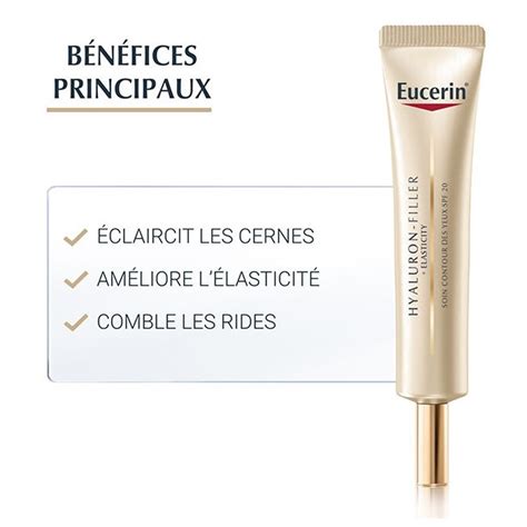 Eucerin Hyaluron Filler Elasticity Soin Contour Des Yeux Spf20 15ml