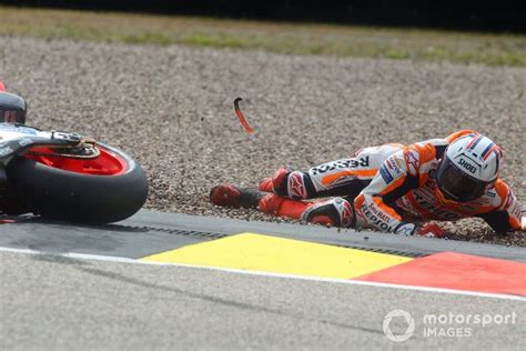 Nouvelle Chute De Marc M Rquez Au Warm Up Du Gp D Allemagne