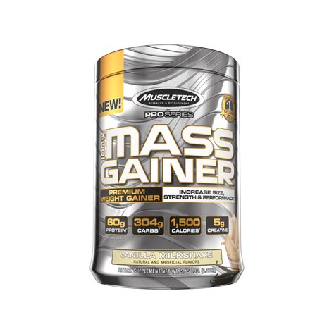 Mass Gainer 60g De Proteín Muscletech Sr Nutrition