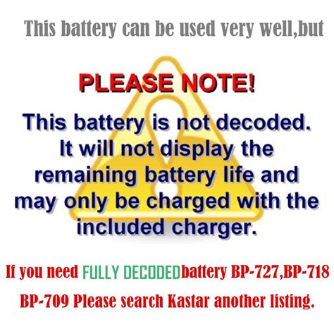 Kastar Battery BP 718 1 Pack And Charger For Canon BP 718 BP 727BP