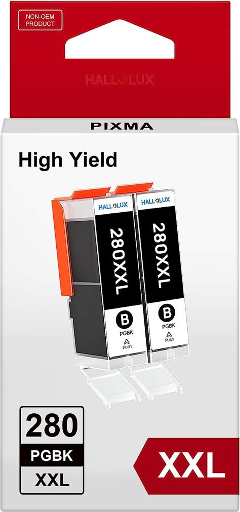 For Canon 280 XXL Pgbk Ink Cartridge Two Pack High Yield For Canon