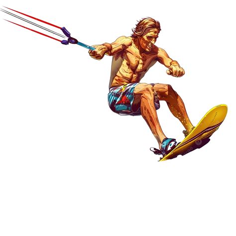 Fun Summer Vacation Riding Water Skiing Water Speed Ski Png