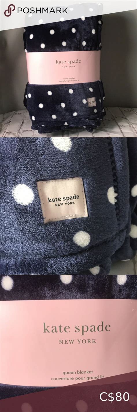 Kate Spade Queen Sized Soft Fleece Blanket Soft Blankets Plus Fashion