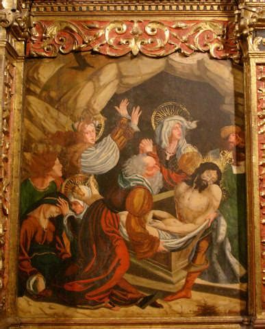 Pintura En El Retablo De San Andr S Zizur Mayor Navarra