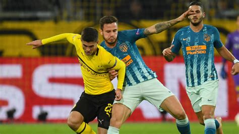 Borussia Dortmund Atlético de Madrid Resultado resumen y goles 4 0