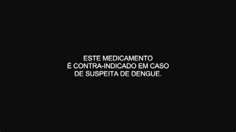 Este Medicamento Contra Indicado Em Caso De Suspeita De Dengue Youtube