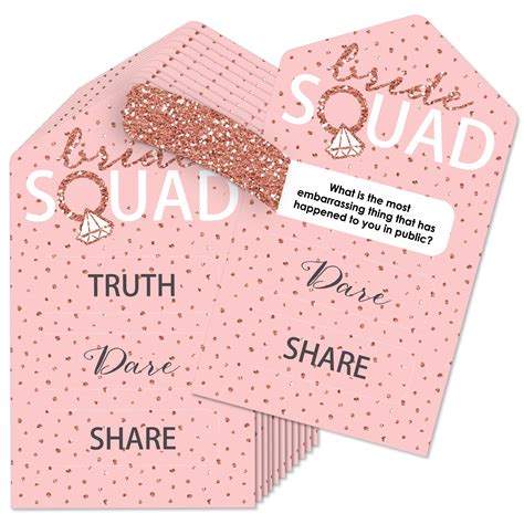 Buy Big Dot Of Happiness Bride Squad Rose Gold Bridal Shower Or Bachelorette Party Game Pickle