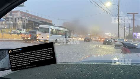 Tormenta Pilar Alerta Amarilla Emite Amdc Ante Lluvias En La Capital