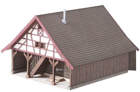 H0 Noch 66715 Lasercut Bausatz Bauernhof Landwirtschaftliches