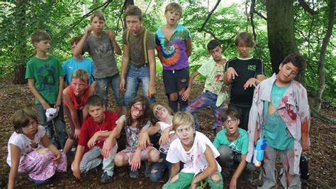 Zombie Camp für Kids Ferienlager Sachsen YouTube