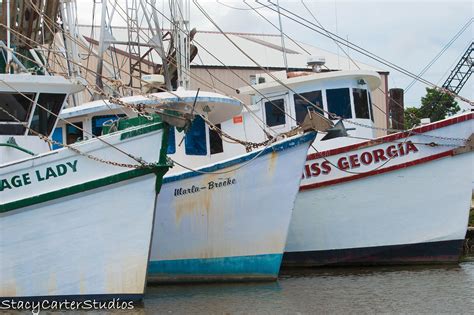 Shrimp Boats Mcclellanville Sc Lowcountry South Carolina Classic