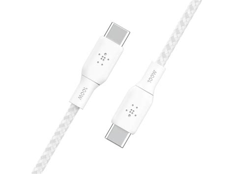 Belkin Usb C Til Usb C Kabel M Hvit Usb Kabler Komplett No