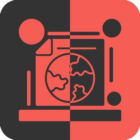 Geography Red Inverse Icon 39472353 Vector Art At Vecteezy