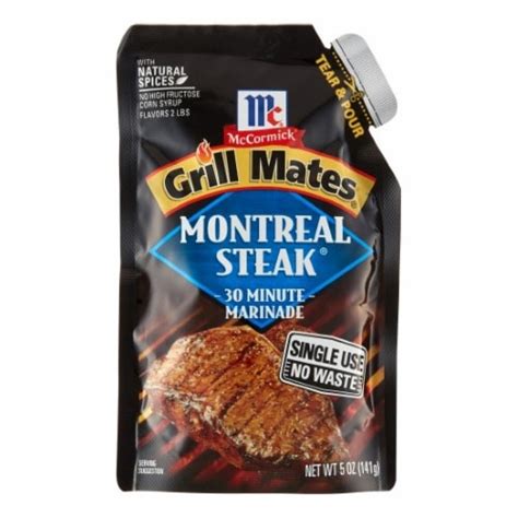 Mccormick Grill Mates Montreal Steak Single Use Marinade 5 Oz Pack Of