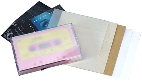 Cassette Tape J Cards And Cassette Case Insert Printing Band Cassettes